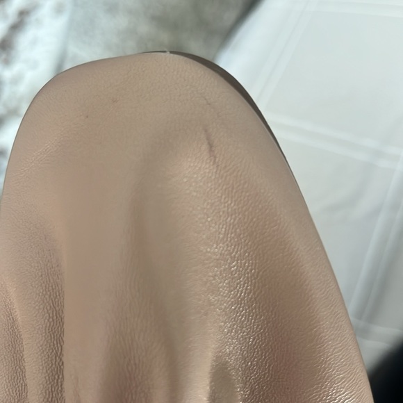 Linea Paola NEWRY | Soft Square Toe Ruched Nappa Ballet Flats - Picture 5 of 6